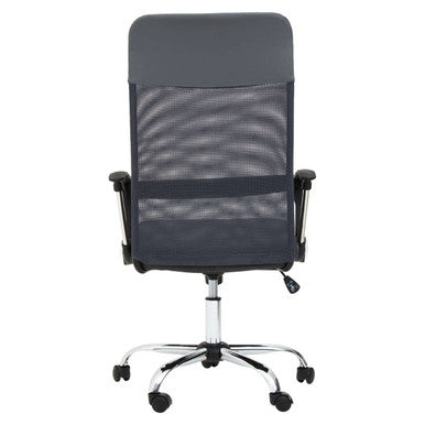 Orsina Brent Grey Mesh Office Chair – Ergonomic Breathable Swivel Desk Chair