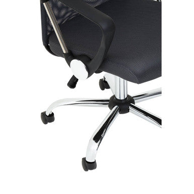 Orsina Brent Grey Mesh Office Chair – Ergonomic Breathable Swivel Desk Chair