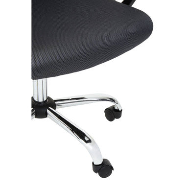 Orsina Brent Grey Mesh Office Chair – Ergonomic Breathable Swivel Desk Chair