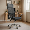 Orsina Brent Grey Mesh Office Chair – Ergonomic Breathable Swivel Desk Chair