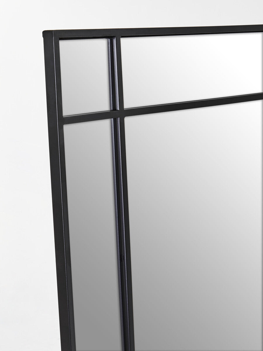 Orsina Tiana Full Length Floor Mirror – Black Metal Mosaic Frame