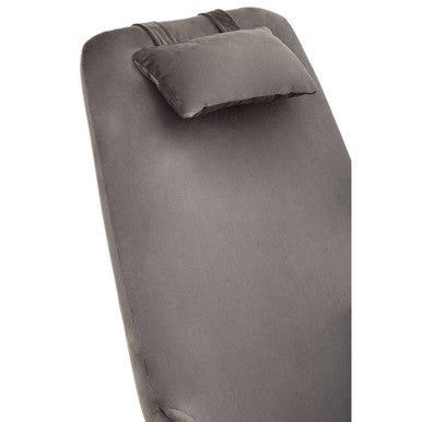 Orsina Stockholm Grey Velvet Rocking Chair – Modern Nursery Armchair