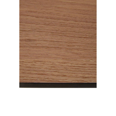 Orsina Veneto Dining Table | Natural Wood Effect & Gold Hairpin Legs