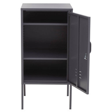 Orsina Academy Grey One Door Locker Cabinet | Slim Metal Storage