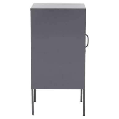 Orsina Academy Grey One Door Locker Cabinet | Slim Metal Storage