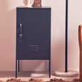 Orsina Academy Grey One Door Locker Cabinet | Slim Metal Storage