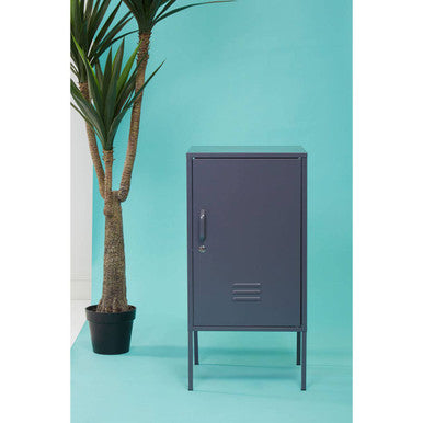 Orsina Academy Grey One Door Locker Cabinet | Slim Metal Storage