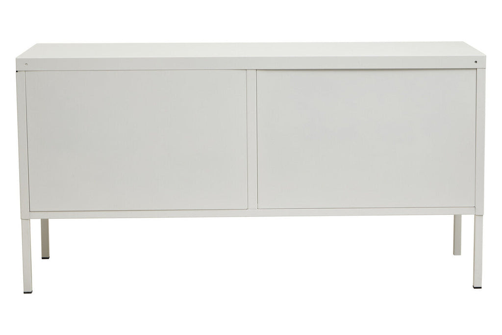 Orsina White Metal Locker Cabinet – Two Door Modern Storage Unit