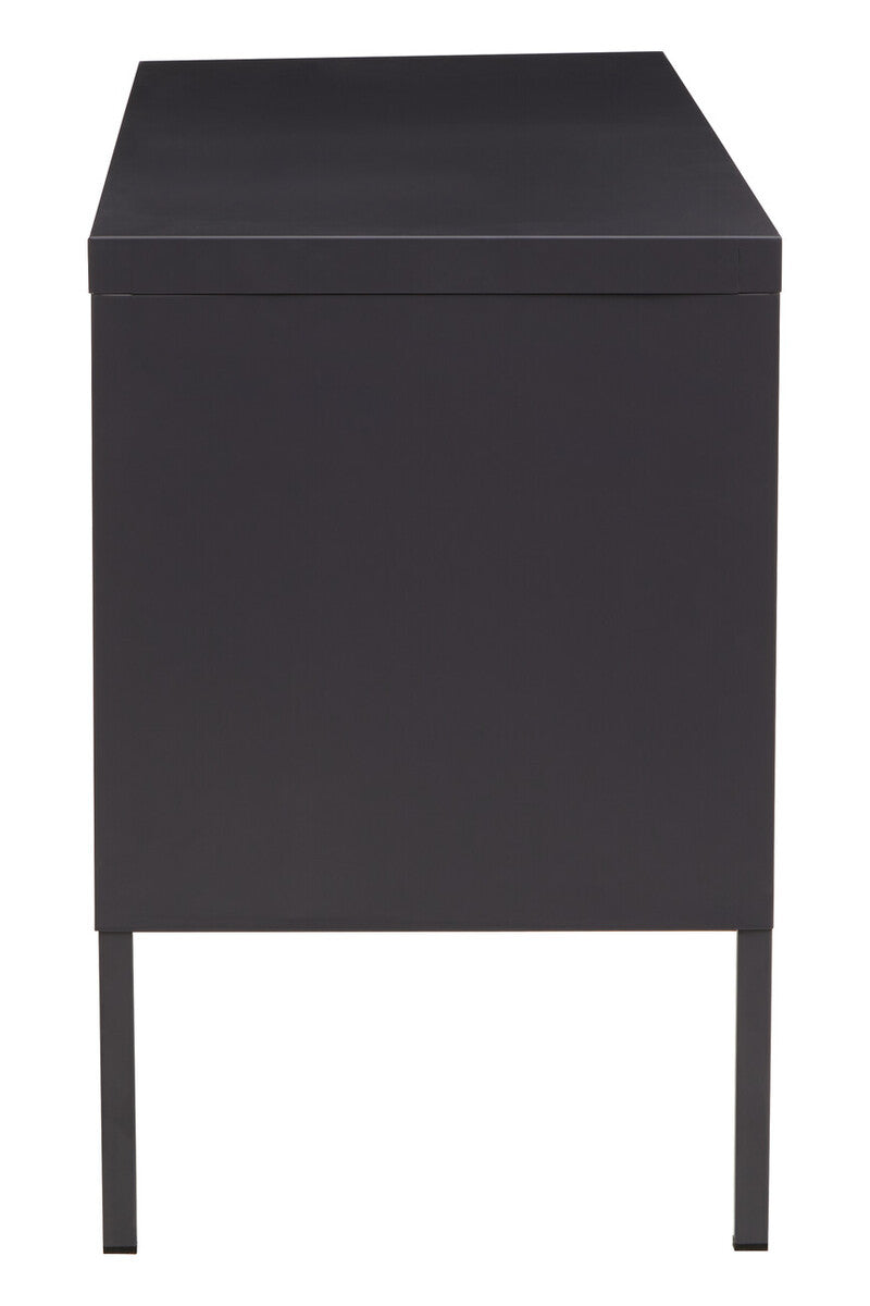 Orsina Academy Two Door Grey Metal Locker Cabinet | Modern Storage