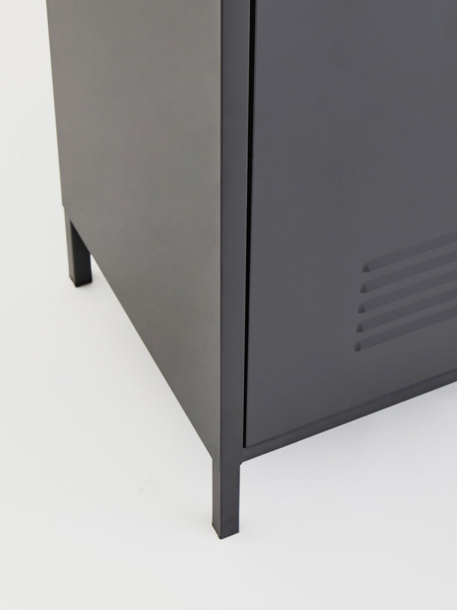 Orsina Academy Grey Tall One Door Metal Locker Storage Cabinet