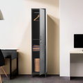 Orsina Academy Grey Tall One Door Metal Locker Storage Cabinet