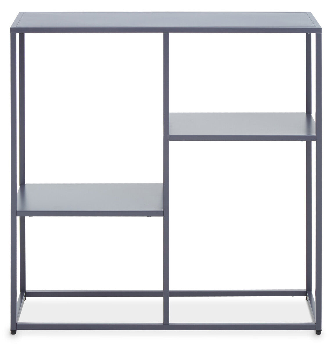 Orsina Acero Grey Metal Three Tier Shelf Unit | Industrial Storage