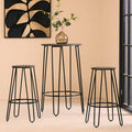 Orsina District 3 Piece Bar Table and Stool Set – Industrial Elm