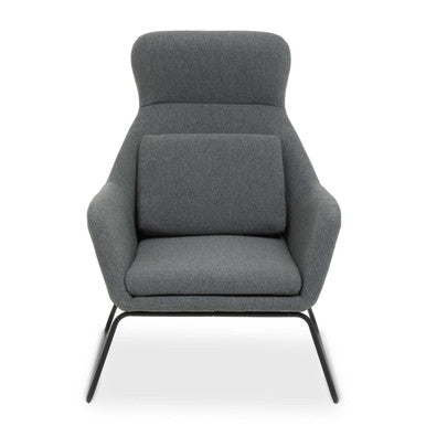 Orsina Stockholm Grey Fabric Accent Chair – Modern Ergonomic Seating