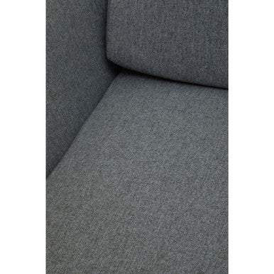 Orsina Stockholm Grey Fabric Accent Chair – Modern Ergonomic Seating