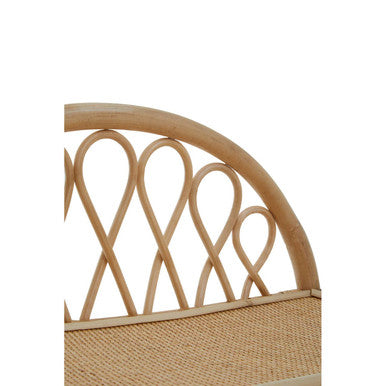Orsina Mataram Three Tier Natural Rattan Shelf Unit | Boho Display Rack