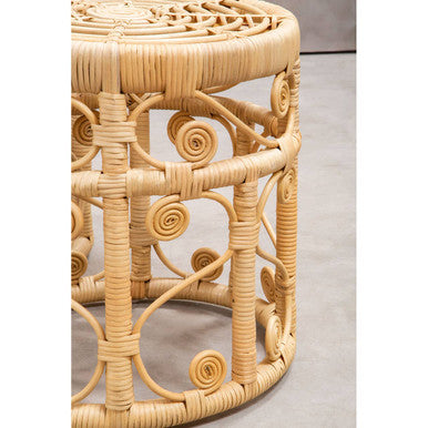 Orsina Mataram Natural Rattan Nesting Side Tables - Set of 2