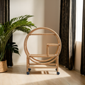 Orsina Mataram Rattan Bar Trolley – 3-Tier Natural Drinks Serving Cart
