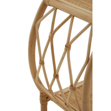 Orsina Mataram Rattan Bar Trolley – 3-Tier Natural Drinks Serving Cart