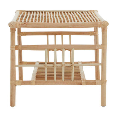 Orsina Mataram Natural Rattan Rectangular Coffee Table with Storage