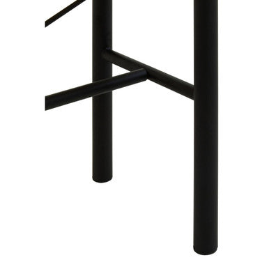 Orsina Depok Metal and Rattan Bench – Woven Entryway Seating