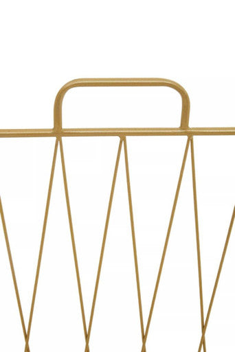 Orsina Avento Modern Magazine Rack – Black Finish Metal Storage