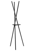 Orsina Rostok Matt Black Coat Stand | Modern Minimalist Hallway Rack