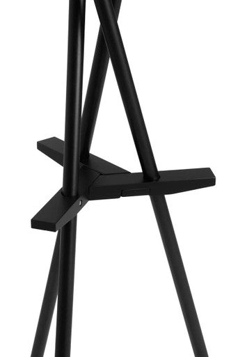 Orsina Rostok Matt Black Coat Stand | Modern Minimalist Hallway Rack