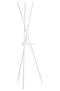Orsina Rostok Matt White Coat Stand | Modern Freestanding Hallway Rack
