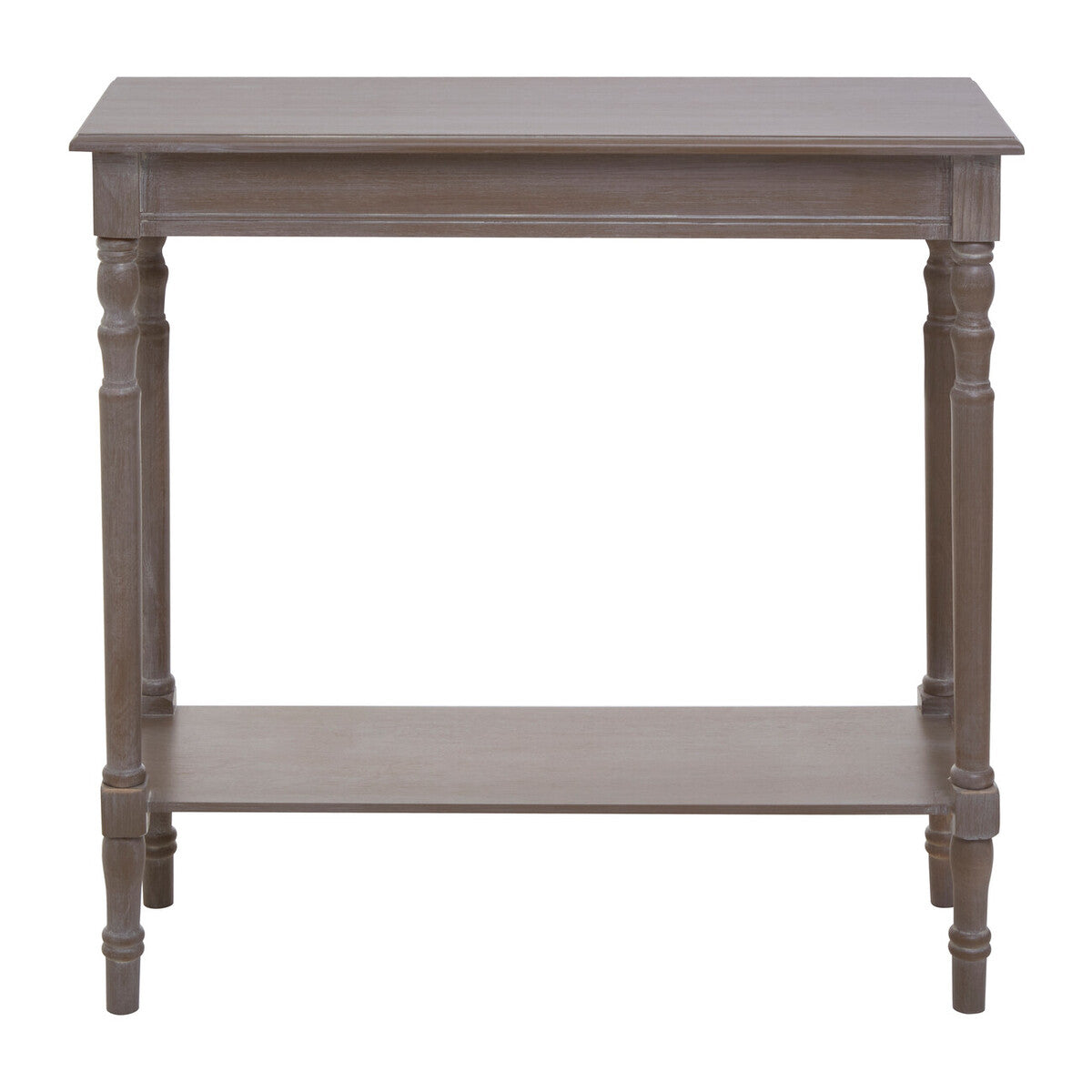Orsina Heritage Natural Pine Wood Console Table with Storage Shelf