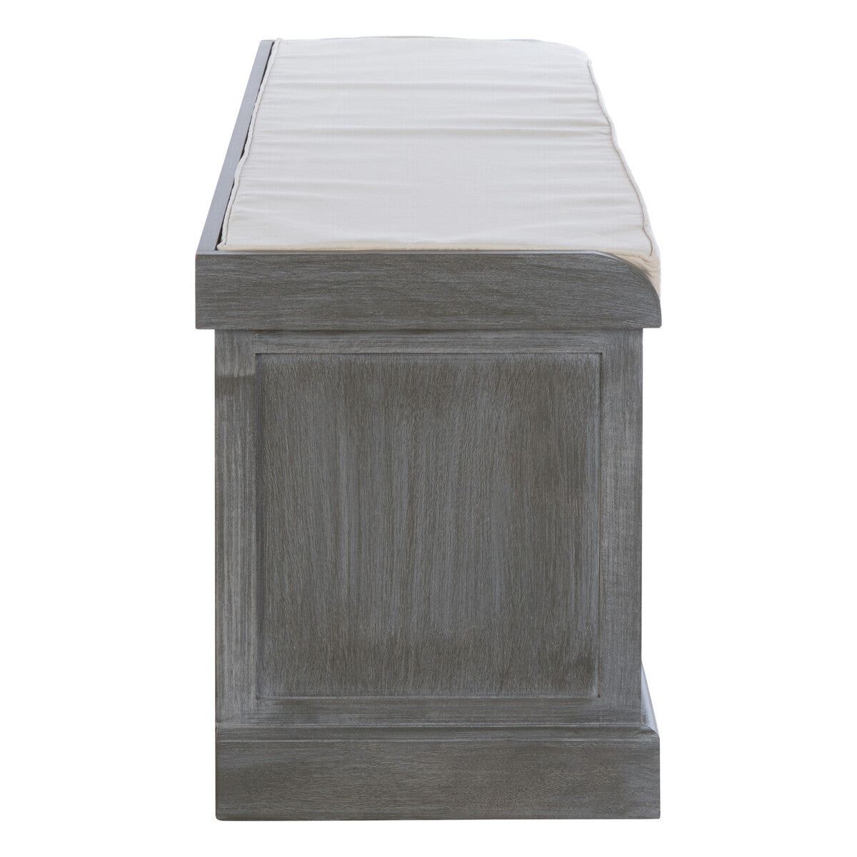 Orsina Heritage Grey Storage Bench – 3 Drawer Hallway Seat with Cushion