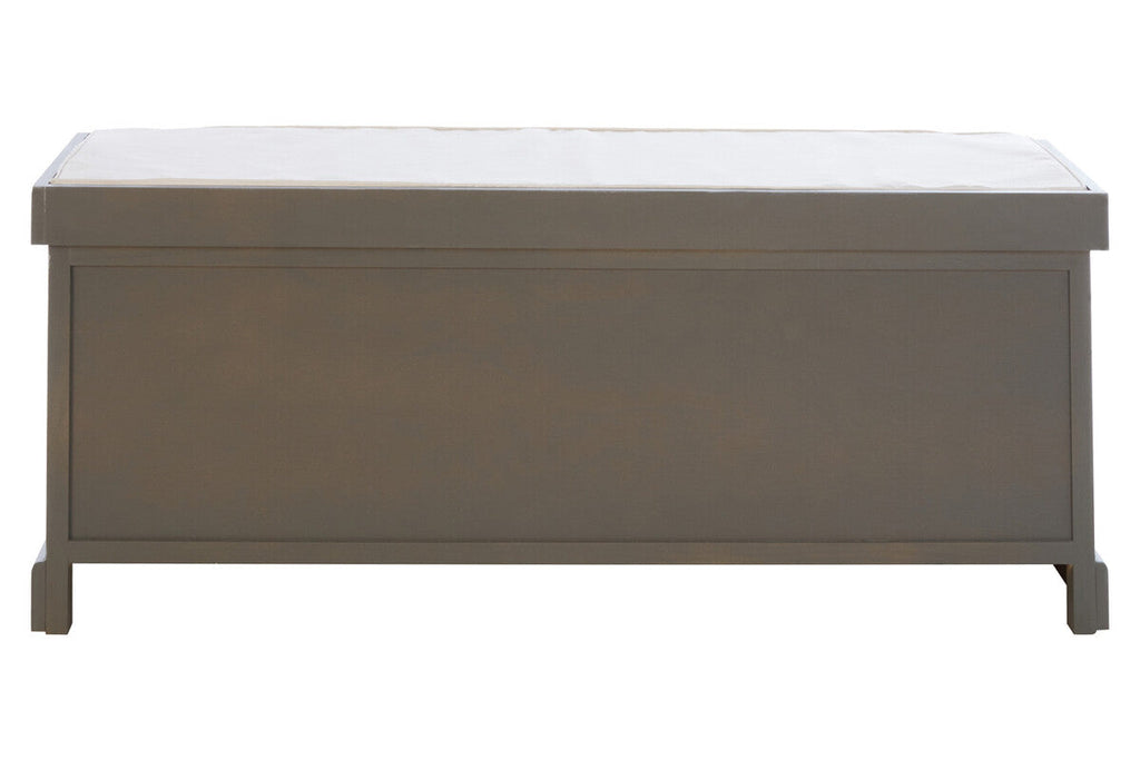 Orsina Heritage Grey Storage Bench – 3 Drawer Hallway Seat with Cushion