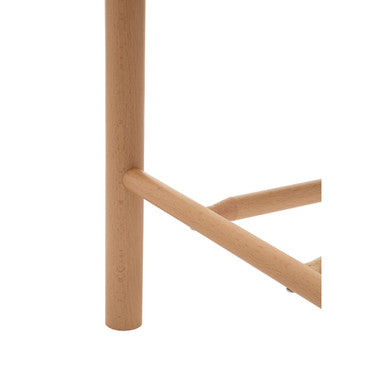 Orsina Bandar Small Bench – Handwoven Hemp and Solid Beech Wood