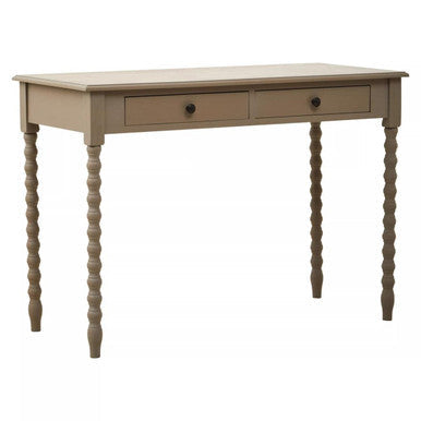 Orsina Heritage Pine Wood Writing Desk | Two Drawer Natural Wash
