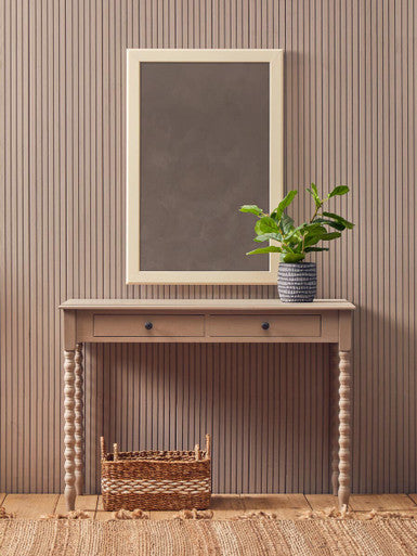 Orsina Heritage Pine Wood Writing Desk | Two Drawer Natural Wash