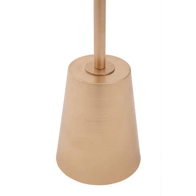 Orsina Avola Marble Effect Side Table with Gold Metal Base