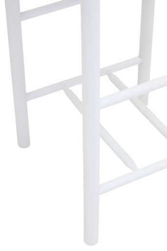 Orsina Bandar Bar Stool – Natural Rope and White Kitchen Island Seating