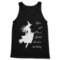 Gothic Attitude Call Me a Witch Tank Top – 100% Cotton Fitted Vest