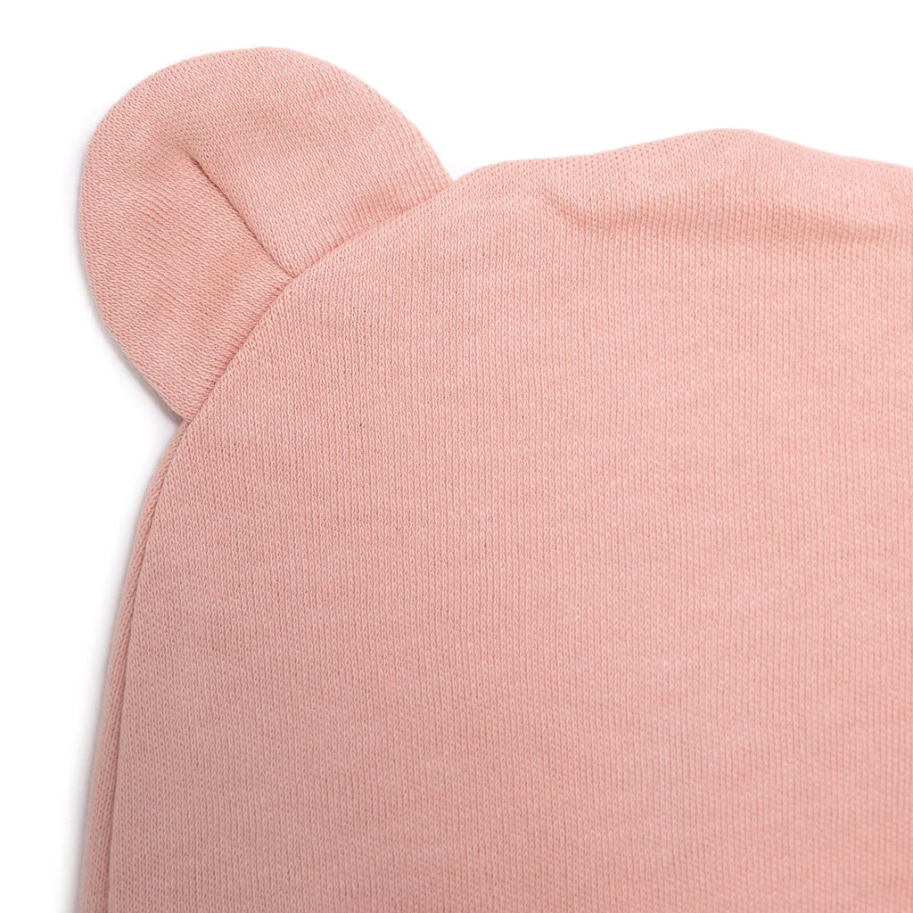 HelloBaby 100% Cotton Newborn Hat - Soft Pink