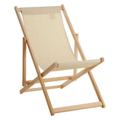 Orsina Beauport Cream Deck Chair – Reclining Outdoor Garden Seating