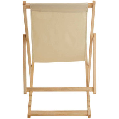 Orsina Beauport Cream Deck Chair – Reclining Outdoor Garden Seating