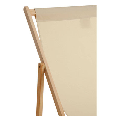 Orsina Beauport Cream Deck Chair – Reclining Outdoor Garden Seating