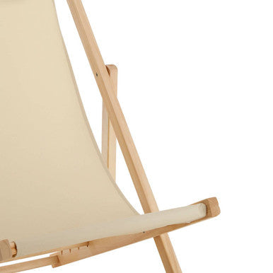 Orsina Beauport Cream Deck Chair – Reclining Outdoor Garden Seating