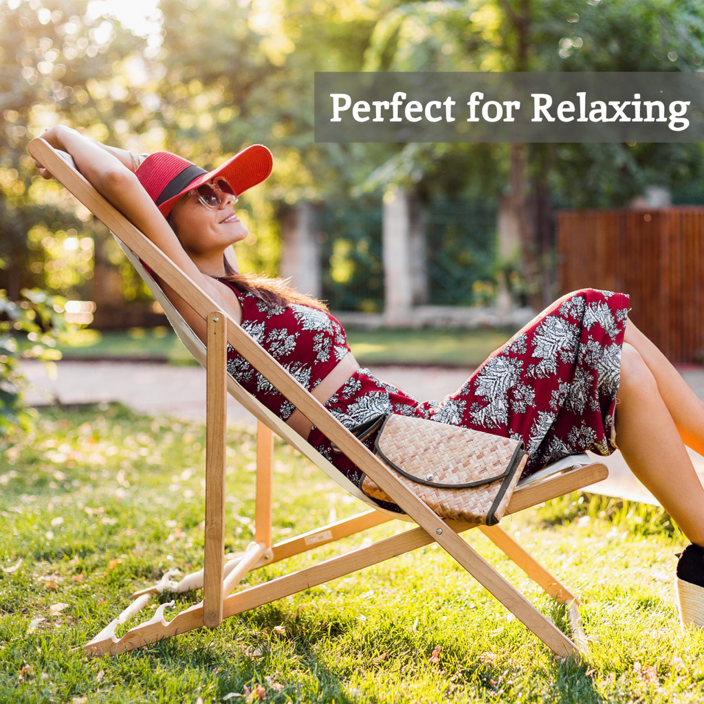 Orsina Beauport Cream Deck Chair – Reclining Outdoor Garden Seating