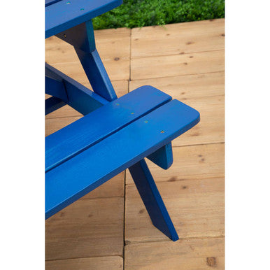 Orsina Brighton Blue Kids Picnic Bench – Durable Outdoor Garden Table
