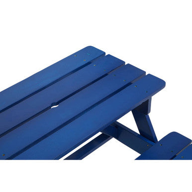 Orsina Brighton Blue Kids Picnic Bench – Durable Outdoor Garden Table