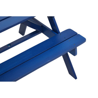 Orsina Brighton Blue Kids Picnic Bench – Durable Outdoor Garden Table