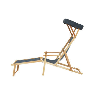 Orsina Beauport Khaki Lounger – Adjustable Foldable Outdoor Chair