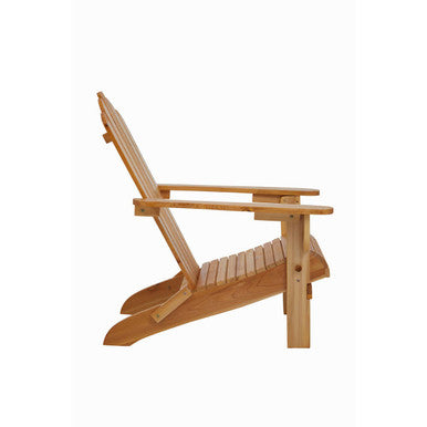Orsina Beauport Outdoor Chair – Natural Wood Slatted Patio Seating