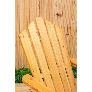Orsina Beauport Outdoor Chair – Natural Wood Slatted Patio Seating